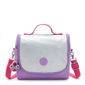 Kipling New Kichirou Lunch Bag Bags Purple Candy Block | AU 2151TC